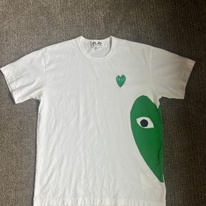 Comme des Garçons PLAY logo tshirt
